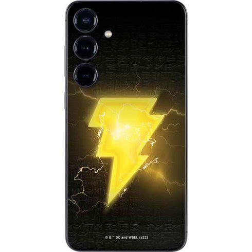 DC Comics Black Adam Lightning Bolt Galaxy S25 Plus Skin