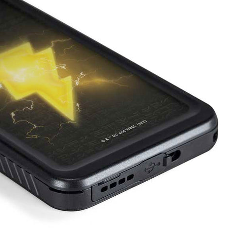 DC Comics Black Adam Lightning Bolt Galaxy S24 Plus Waterproof Case