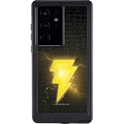 DC Comics Black Adam Lightning Bolt Galaxy S24 Ultra Waterproof Case