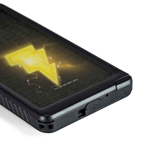 DC Comics Black Adam Lightning Bolt Galaxy S24 Ultra Waterproof Case