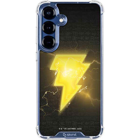 DC Comics Black Adam Lightning Bolt Galaxy S25 Clear Case