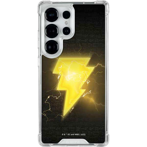 DC Comics Black Adam Lightning Bolt Galaxy S25 Ultra Clear Case