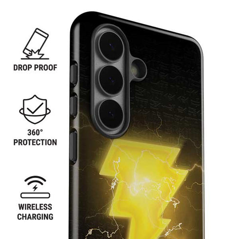 DC Comics Black Adam Lightning Bolt Galaxy S26 Plus Impact Case