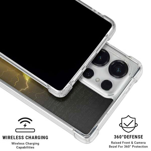 DC Comics Black Adam Lightning Bolt Galaxy S26 Ultra Clear Case