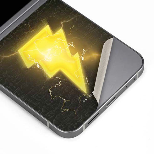 DC Comics Black Adam Lightning Bolt Galaxy Z Flip6 Skin