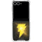 DC Comics Black Adam Lightning Bolt Galaxy Z Flip7 Clear Case