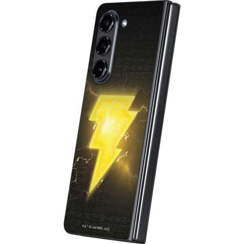 DC Comics Black Adam Lightning Bolt Galaxy Z Fold5 5G Skin