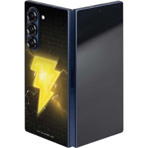 DC Comics Black Adam Lightning Bolt Galaxy Z Fold6 Skin