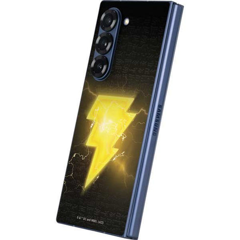 DC Comics Black Adam Lightning Bolt Galaxy Z Fold6 Skin