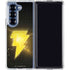 DC Comics Black Adam Lightning Bolt Galaxy Z Fold7 Clear Case