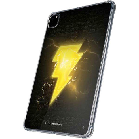DC Comics Black Adam Lightning Bolt iPad Pro 11in (2024) Clear Case