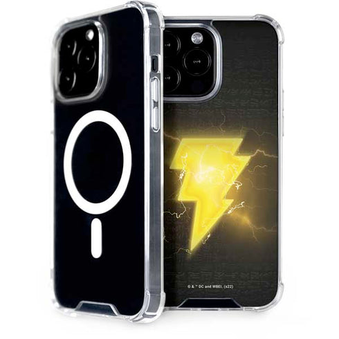 DC Comics Black Adam Lightning Bolt iPhone Cases