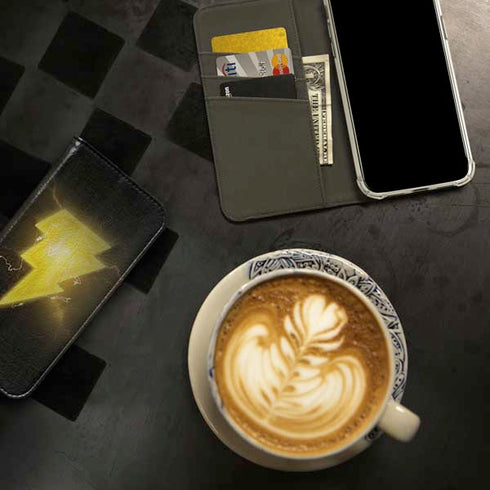 DC Comics Black Adam Lightning Bolt iPhone 15 Pro Folio Case