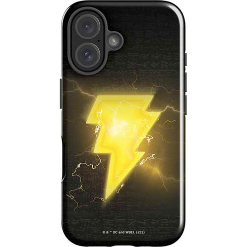 DC Comics Black Adam Lightning Bolt iPhone 16 Impact Case