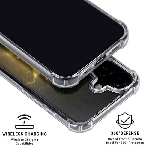 DC Comics Black Adam Lightning Bolt iPhone 16 MagSafe Case