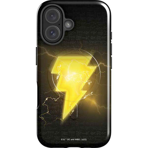 DC Comics Black Adam Lightning Bolt iPhone 16 Magsafe Impact Case