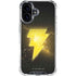 DC Comics Black Adam Lightning Bolt iPhone 16 Plus Clear Case