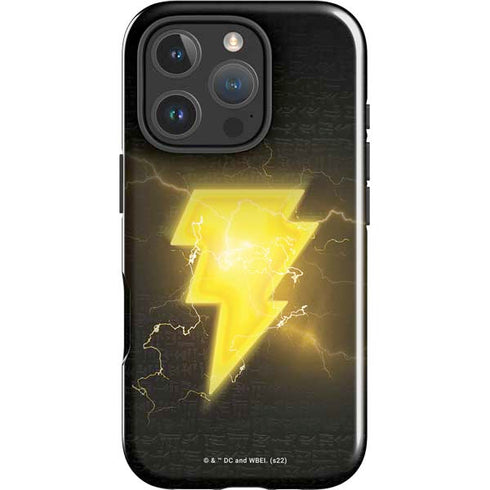 DC Comics Black Adam Lightning Bolt iPhone 16 Pro Impact Case
