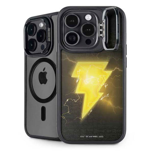DC Comics Black Adam Lightning Bolt iPhone 16 Pro Kickstand Case