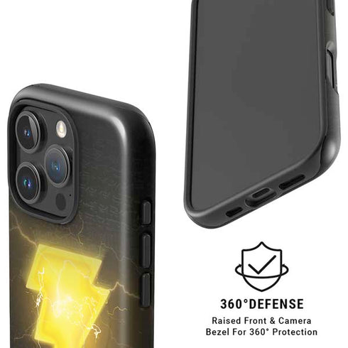 DC Comics Black Adam Lightning Bolt iPhone 16 Pro Magsafe Impact Case