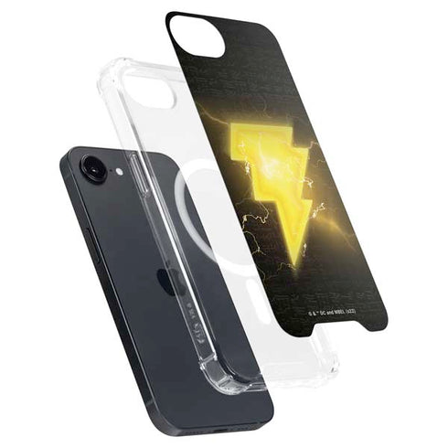 DC Comics Black Adam Lightning Bolt iPhone 16e MagSafe Case