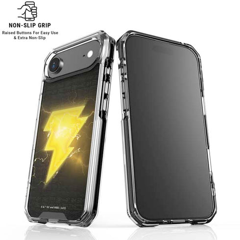 DC Comics Black Adam Lightning Bolt iPhone 17 Air Clear Case