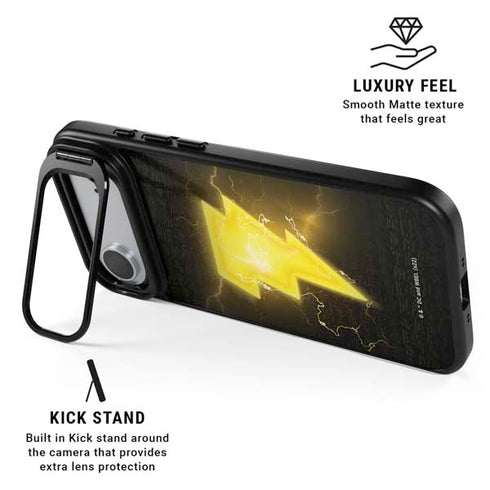 DC Comics Black Adam Lightning Bolt iPhone 17 Air Kickstand Case