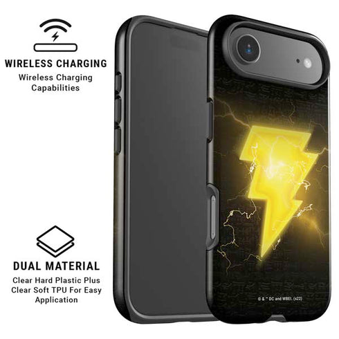 DC Comics Black Adam Lightning Bolt iPhone 17 Air Magsafe Impact Case