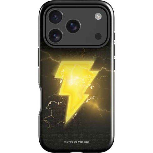 DC Comics Black Adam Lightning Bolt iPhone 17 Pro Impact Case
