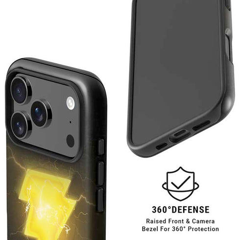DC Comics Black Adam Lightning Bolt iPhone 17 Pro Magsafe Impact Case