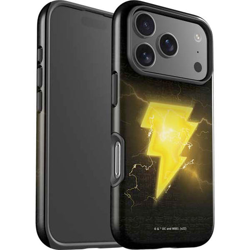 DC Comics Black Adam Lightning Bolt iPhone 17 Pro Max Impact Case