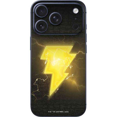 DC Comics Black Adam Lightning Bolt iPhone 17 Pro Skin