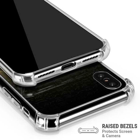 DC Comics Black Adam Lightning Bolt iPhone X/XS Clear Case