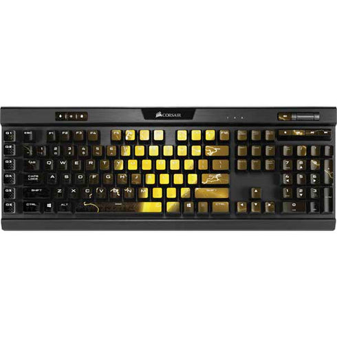 DC Comics Black Adam Lightning Bolt K95 RGB PLATINUM Mechanical Gaming Keyboard Skin