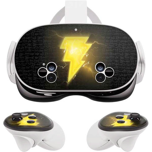 DC Comics Black Adam Lightning Bolt Meta Quest 3S Skin