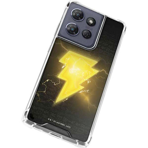DC Comics Black Adam Lightning Bolt Moto G Play 5G (2025) Clear Case