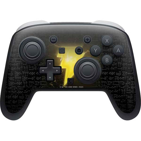 DC Comics Black Adam Lightning Bolt Nintendo Skins