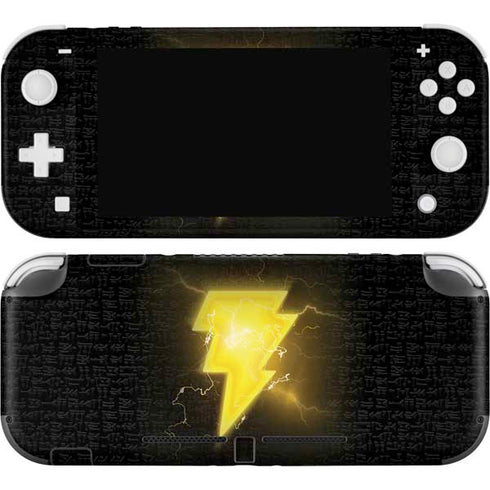 DC Comics Black Adam Lightning Bolt Nintendo Skins