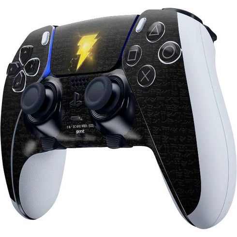 DC Comics Black Adam Lightning Bolt PS5 DualSense Edge Pro Controller Skin