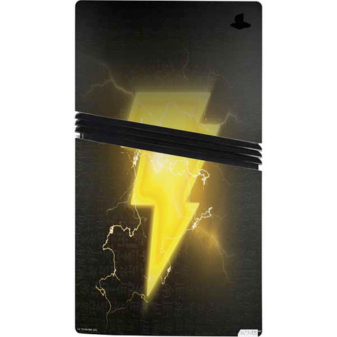 DC Comics Black Adam Lightning Bolt PS5 Pro Bundle Skin