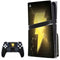 DC Comics Black Adam Lightning Bolt PS5 Pro Disk Bundle Skin