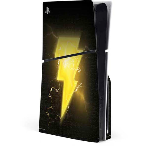 DC Comics Black Adam Lightning Bolt PlayStation PS5 Skins