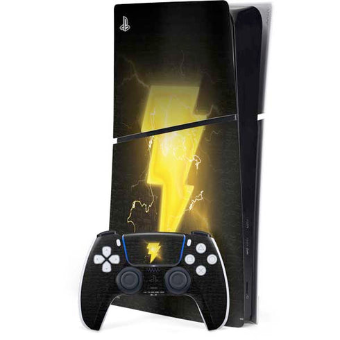 DC Comics Black Adam Lightning Bolt PlayStation PS5 Skins
