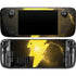 DC Comics Black Adam Lightning Bolt Steam Deck Handheld Gaming Computer OLED Skin