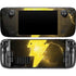 DC Comics Black Adam Lightning Bolt Steam Deck Handheld Gaming Computer Skin