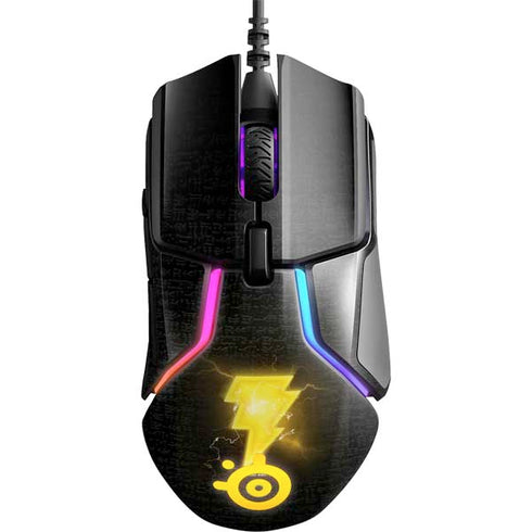 DC Comics Black Adam Lightning Bolt SteelSeries Rival 600 Gaming Mouse Skin