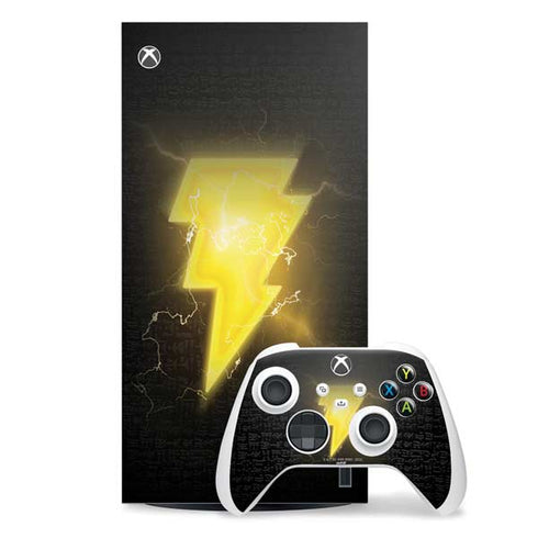DC Comics Black Adam Lightning Bolt Xbox Series X Skins