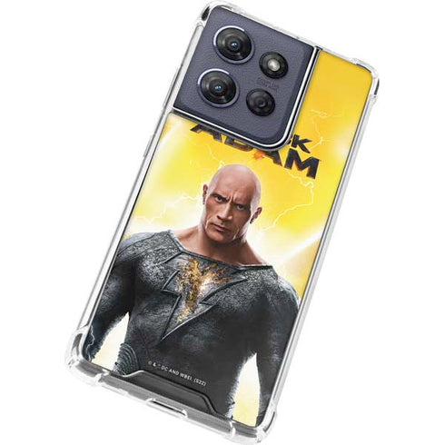 DC Comics Black Adam Movie Charcater Poster Moto G Power 5G (2025) Clear Case