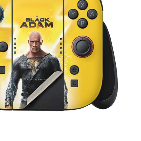 DC Comics Black Adam Movie Charcater Poster Nintendo Switch 2 (2025) Joy-Con Controller Skin