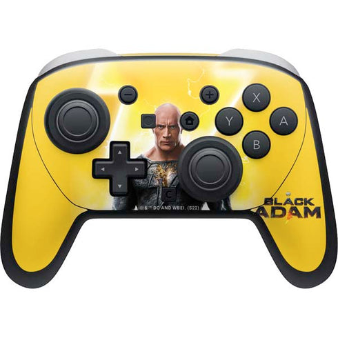 DC Comics Black Adam Movie Charcater Poster Nintendo Switch 2 (2025) Pro Controller Skin